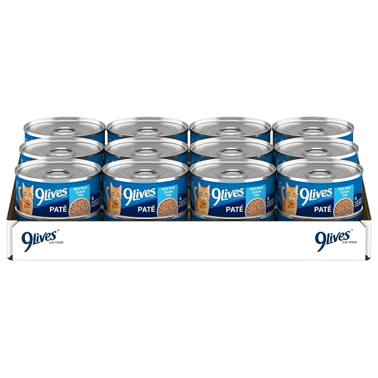 9Lives Wet Cat Food With Ocean Fish, 24 x 5.5 oz Case - Pet Food & Pet Care - image 2