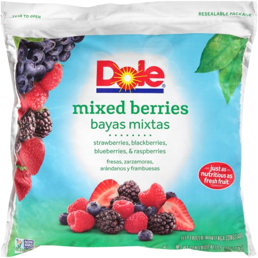 Dole Mixed Berries, 2 x 5 lb Case - Frozen Fruit