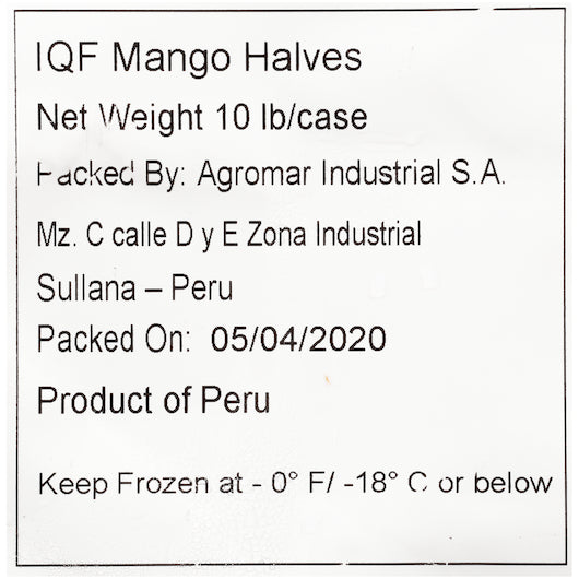 Dole Mango Halves, 1 x 10 lb Case - DOT product image 5