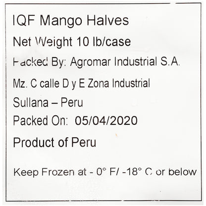 Dole Mango Halves, 1 x 10 lb Case - DOT product image 5
