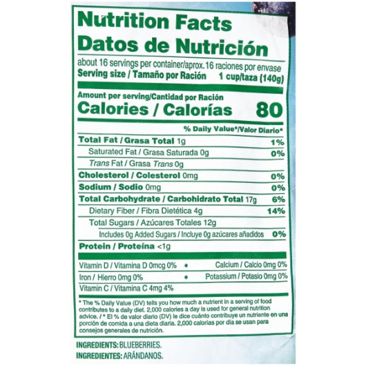 Dole Individual Quick Frozen Whole Blueberries, 2 x 5 lb Case - DOT product image 7