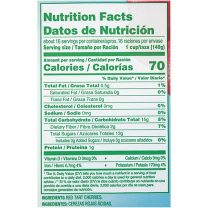 Dole All Natural Individual Quick Frozen Red Tart Cherries, 2 x 5 lb Case - DOT product image 7