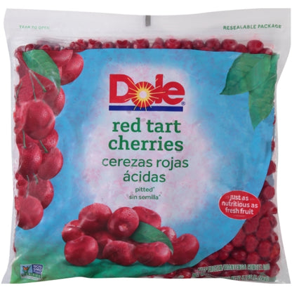 Dole All Natural Individual Quick Frozen Red Tart Cherries, 2 x 5 lb Case - Fruit & Sides