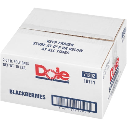 Dole Individual Quick Frozen Whole Blackberries, 2 x 5 lb Case - DOT product image 7
