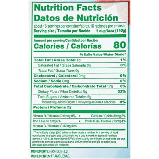Dole Individual Quick Frozen Whole Raspberry, 2 x 5 lb Case - DOT product image 6