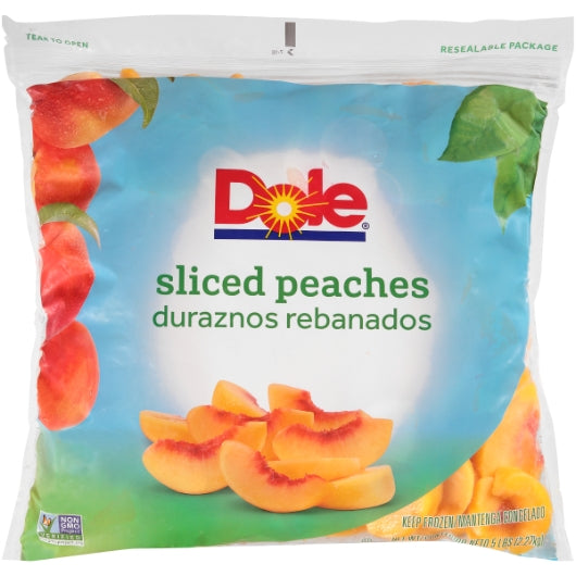 Dole Individual Quick Frozen Sliced Peaches, 2 x 5 lb Case - DOT product image 3