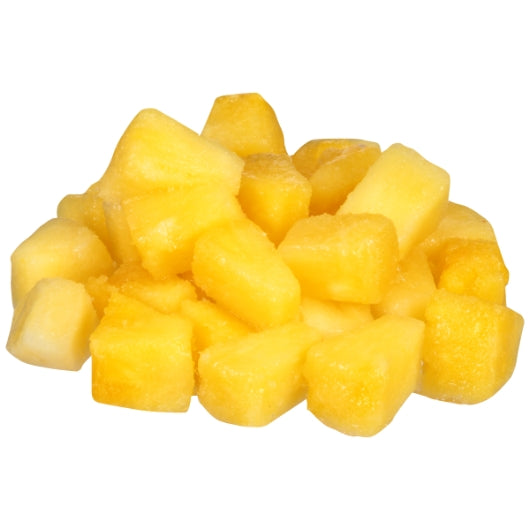 Dole Individual Quick Frozen Pineapple Chunks, 1 x 20 lb Case - Fruit & Sides