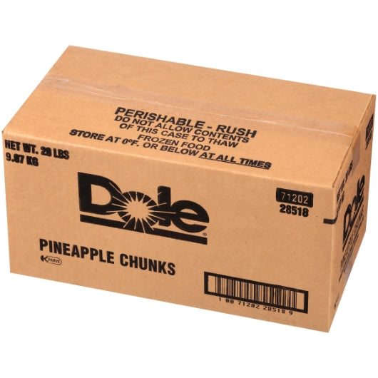 Dole Individual Quick Frozen Pineapple Chunks, 1 x 20 lb Case - DOT product image 6
