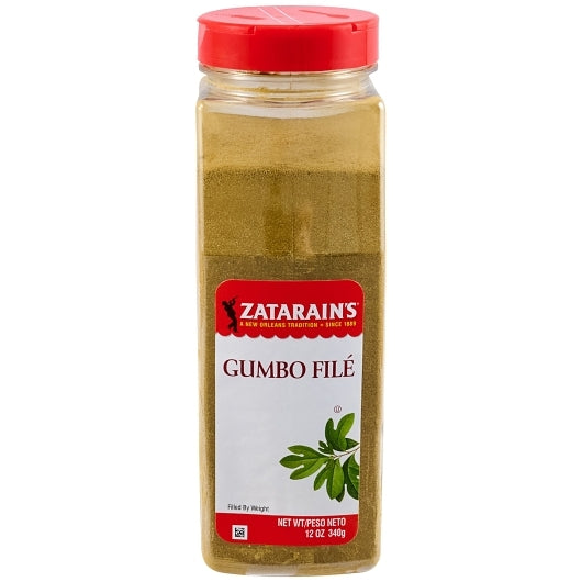 Zatarain`s Gumbo File , 6 x 12 oz Case - Front/center packaged product image