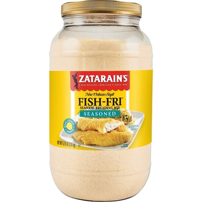 Zatarain's Seasoned Fish Fri, 4 x 5.75 lb Case - Front/center packaged product image