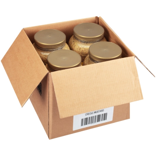Zatarain`s Creole Mustard Kosher Creole Mustard Bulk, 4 x 8 lb Case - GS1 open-case image