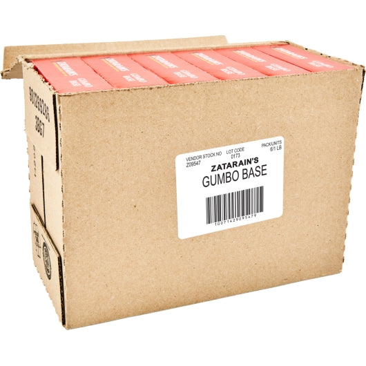 Zatarain's Gumbo Base, 6 x 16 oz Case - GS1 open-case image