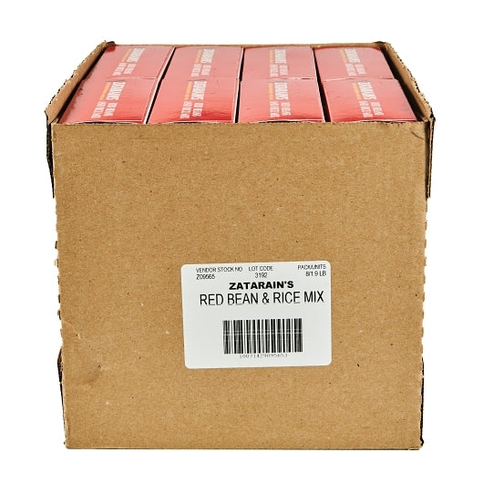 Zatarain`s Red Beans & Rice Mix, 8 x 30 oz Case - GS1 open-case image
