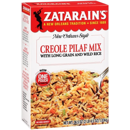 Zatarain's Creole Pilaf Mix, 8 x 36.5 oz Case - DOT product image 7