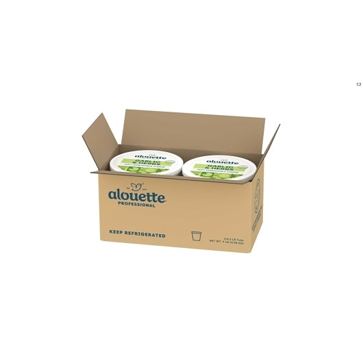 Alouette Garlic & Herb Cheese Spread, 2 x 1 each Case - Cheese & Dairy