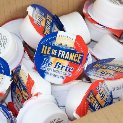 ILE De France Cheese Brie, 60 x 0.9 oz Case - Cheese & Dairy