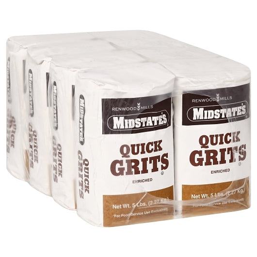 Tenda-Bake Midstates Grits, 8 x 5 lb Case - Pantry Ingredients