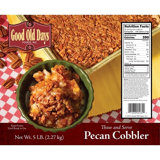 Good Old Days Deep Dish Pecan Cobbler, 2 x 5 lb Case - DOT product image 6