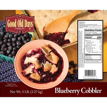 Good Old Days Blueberry Cobbler, 2 x 5 lb Case - DOT product image 4