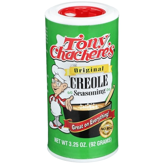 Tony Chachere's Seasoning Creole Seasoning, 12 x 3.25 oz Case - Spices Seasonings