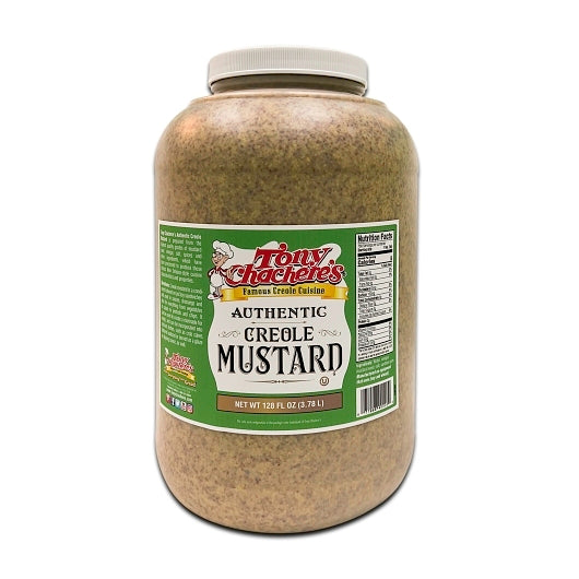Tony Chachere's Creole Foods Mustard Bulk, 4 x 128 fl oz Case - Condiments & Sauces - image 2