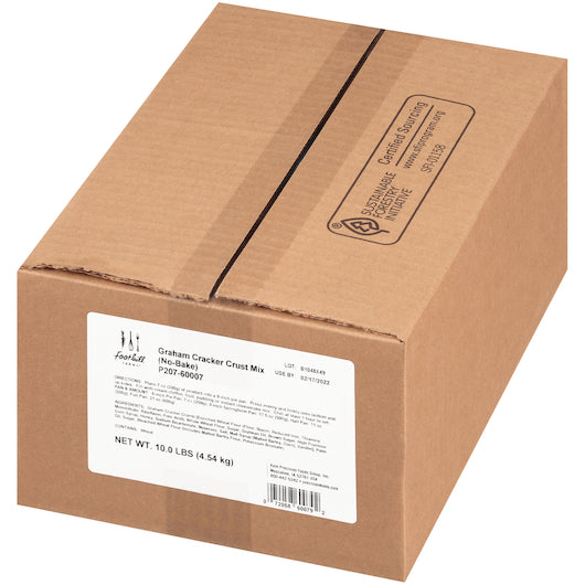 Foothill Farms Graham Cracker Crust No Bake Ready to Use Add Filling Dessert Mix, 1 x 10 lb Case - DOT product image 4