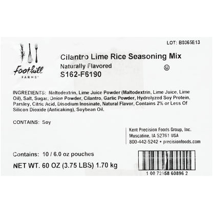 Foothill Farms Cilantro Lime Rice Seasoning Mix, 10 x 6 oz Case - DOT product image 5