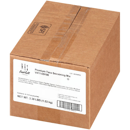 Foothill Farms Premium Reduced Sodium No Msg Taco Seasoning Mix, 6 x 9 oz Case - DOT product image 3