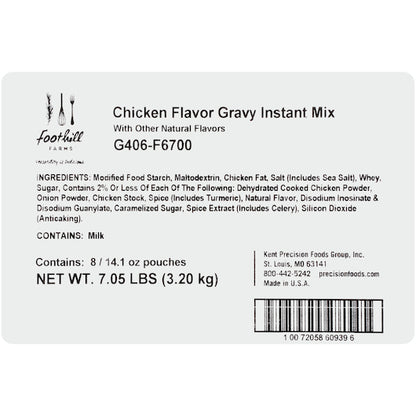 Foothill Farms Instant Chicken Gravy Mix, 8 x 14.1 oz Case - DOT product image 8
