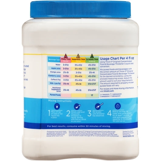 Thick-It 2 Food Thickener Powder, 12 x 10 oz Case - Thickened Beverages