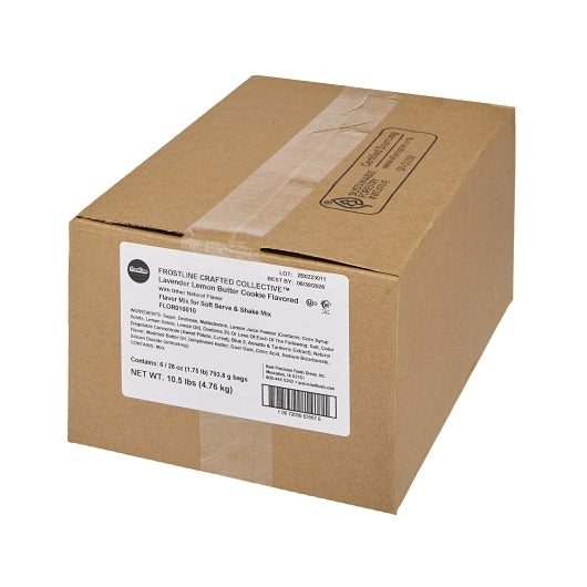 Frostline Lavender Lemon Butter Cookie Flavor Mix, 6 x 1.75 lb Case - Bakery & Desserts