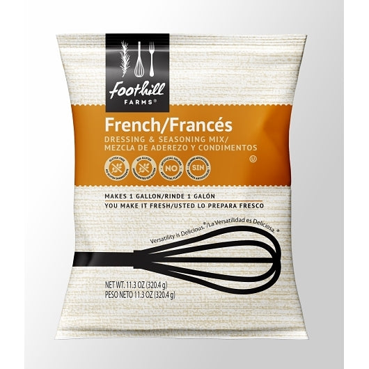 Foothill Farms French Dressing & Seasoning Mix, 12 x 11.3 oz Case - Condiments & Sauces