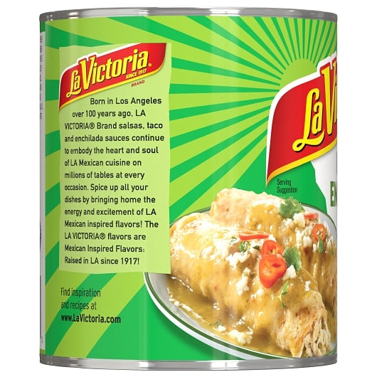 La Victoria Enchilada Green Sauce, 12 x 28 oz Case - DOT product image 3