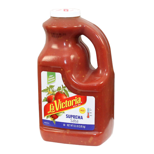 La Victoria MEDIUM SUPREMA SALSA, 4 x 136 oz Case - DOT product image 5