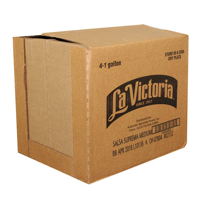 La Victoria MEDIUM SUPREMA SALSA, 4 x 136 oz Case - DOT product image 8