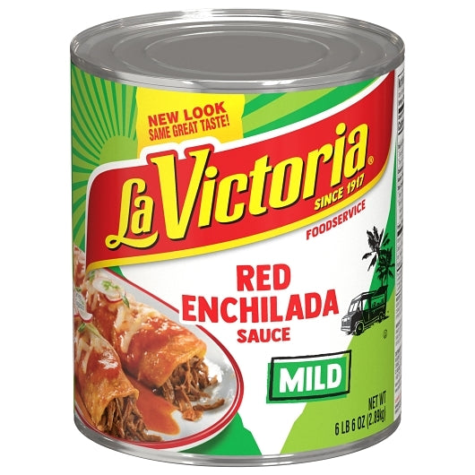 La Victoria Mild Red Enchilada Sauce, 6 x 102 oz Case - DOT product image 2