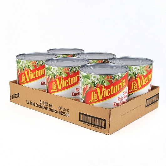La Victoria Mild Red Enchilada Sauce, 6 x 102 oz Case - DOT product image 8