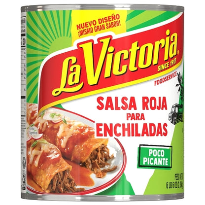 La Victoria Mild Red Enchilada Sauce, 6 x 102 oz Case - DOT product image 6