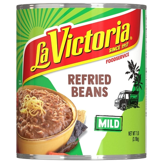 La Victoria Refried Beans, 6 x 112 oz Case - DOT product image 5