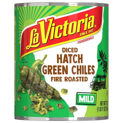 La Victoria GREEN CHILE DICED FIRE ROASTED, 12 x 27 oz Case - DOT product image 2