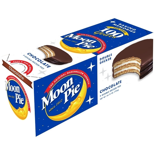 Moon Pie The Chocolate Double Decker Marshmallow Sandwich, 9 x 9 x 2.75 oz Case - DOT product image 5