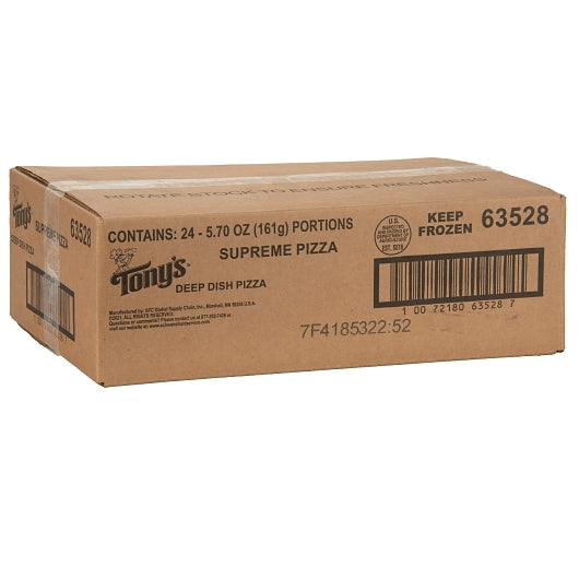 Schwans Tonys Supreme Deep Dish Supreme Pizza, 24 x 5.7 oz Case - DOT product image 6