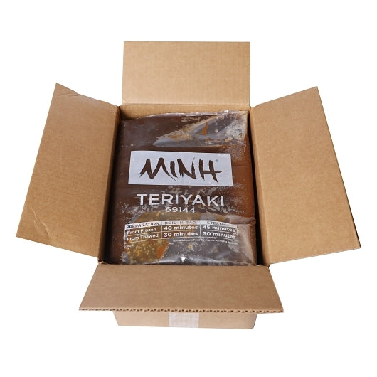 Minh Less Sodium Teriyaki Sauce, 1 x 5 each Case - GS1 open-case image