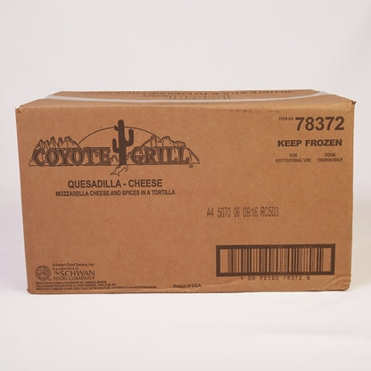 Coyote Grill Whole Grain Livesmart Cheese Quesadilla, 1 x 96 each Case - DOT product image 4