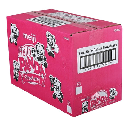 Hello Panda Strawberry Creme Filled Bite Size Cookie, 6 x 7 oz Case - DOT product image 2