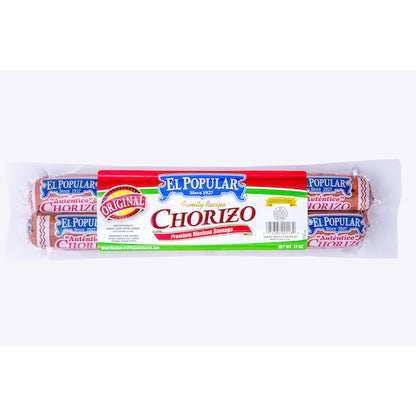 El Popular MEXICAN ORIGINAL PORK CHORIZO, 12 x 12 oz Case - DOT product image 2