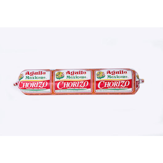 Aguila Mexicana Pork Chorizo Mini Chub, 24 x 8 oz Case - Frozen Meat & Seafood
