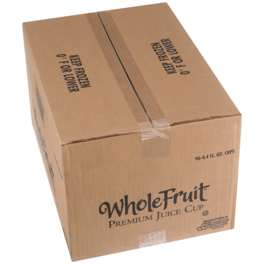Whole Wild Cherry Premium Juice Cup, 96 x 4.4 fl oz Case - GS1 closed shipping case image