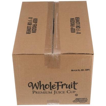Whole Strawberry Pomegranate Premium Juice Cup, 96 x 4.4 oz Case - GS1 closed shipping case image