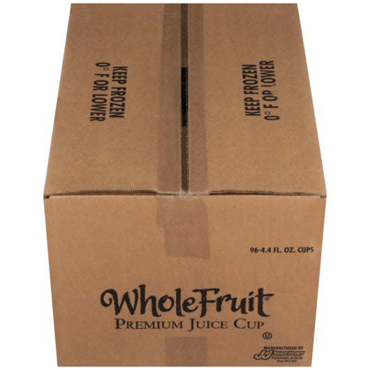 Whole Orange Pineapple Premium Juice Cup, 96 x 4.4 oz Case - GS1 closed shipping case image